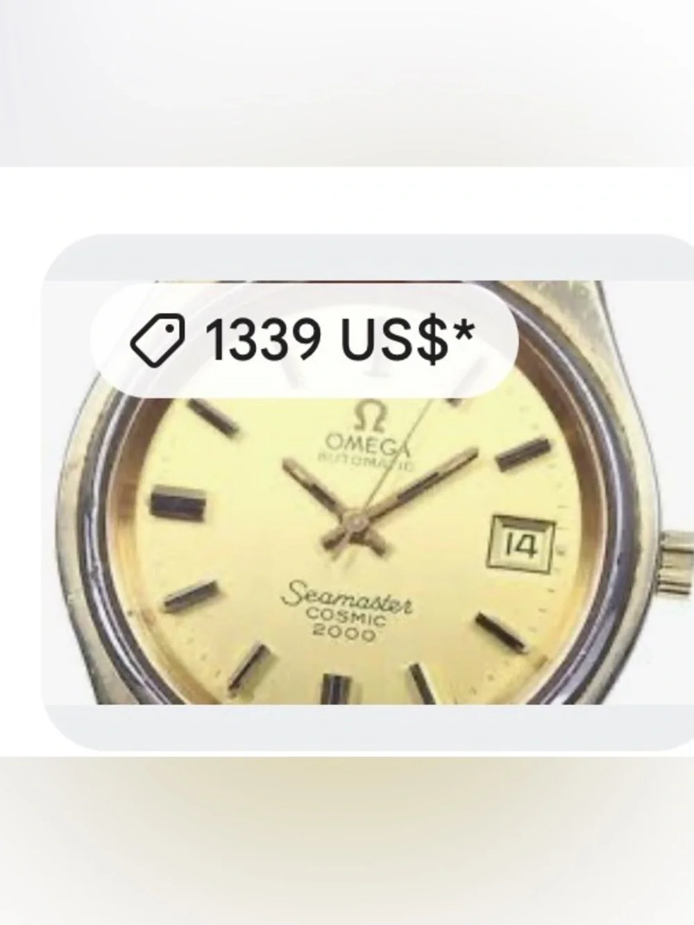 Omega Seamaster Cosmic 2000 Automatic Watch – 1970s – Cal. 1012